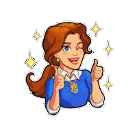 vokigames happy yes halloween thumbs up Sticker