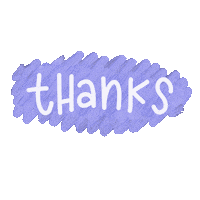 octalita art thank you sweet thanks Sticker