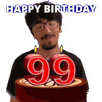 99 Years Old Sticker