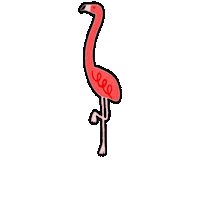 Fun Stand Tall Sticker by The3Flamingos