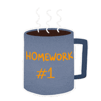 College Life Coffee Sticker