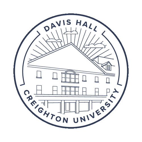 Residence Hall Illustration Sticker by Creighton University