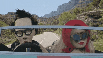 Drive Roadtrip GIF by Elvis Costello