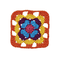 Granny Square Sticker by Simply Crochet