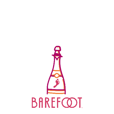 BarefootWineUK party celebration celebrate cheers Sticker