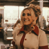 Excited Jessica Lowe GIF by STARZ