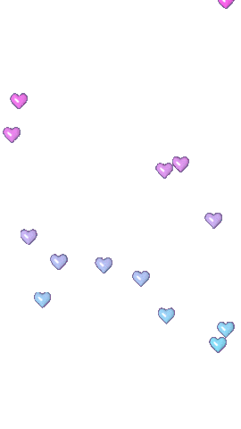 Pink Hearts Sticker by Simon Falk