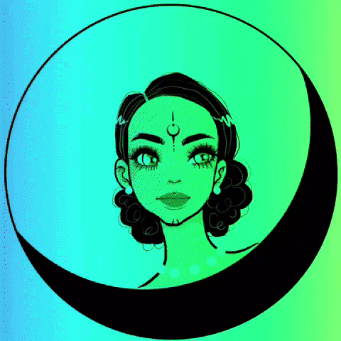 RanzArtsyWay art beauty magic moon GIF