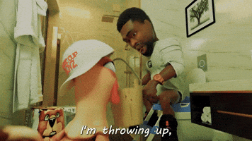 I'm Throwing Up And Shitting All Night