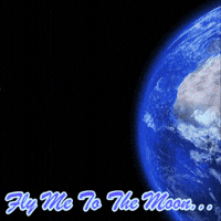 To The Moon Rocket GIF by TeaCosyFolk