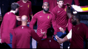 lebron james good job GIF by NBA