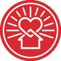 whyilovewhereilive celebrate home is where the heart is wilwil heart home Sticker