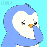 Scared Face GIF by Pudgy Penguins
