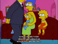 pacing bart simpson GIF