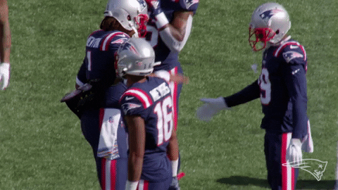 Peace Out Reaction GIF by New England Patriots