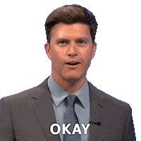 Colin Jost Sticker by Jeopardy!