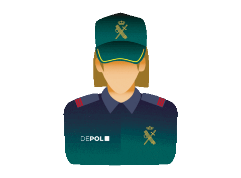 de-pol giphyupload giphythatsgonnabeanofrommedawg oposiciones guardia civil Sticker