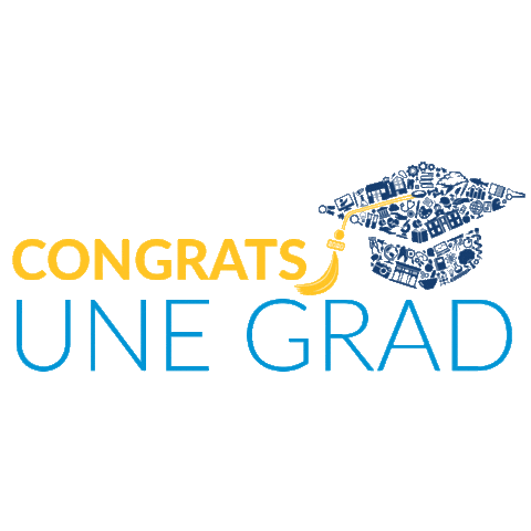 UofNewEngland une universityofnewengland noreasters unegrad Sticker