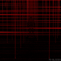 pislices loop 3d trippy red GIF