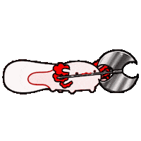 PondHQ silly axolotl ax axolotls Sticker