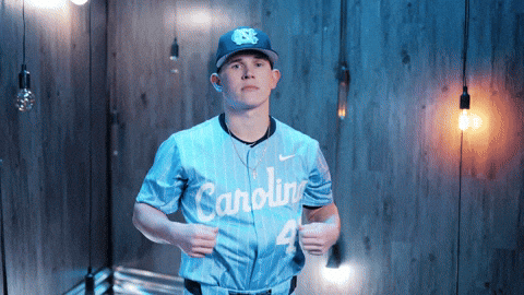 University Of North Carolina Baseball GIF by UNC Tar Heels