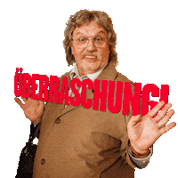 Hape Kerkeling Überraschung Sticker by Horst Schlämmer sucht das Glück