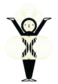 Bauhaus Sticker by Mr. Moore