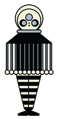 Bauhaus Sticker by Mr. Moore