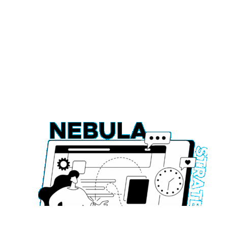 NebulaStrategy logo instagram social nebula Sticker