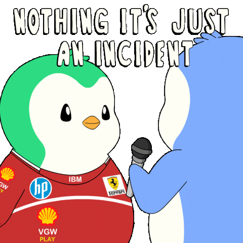 Penguin Speak Sticker by Abster