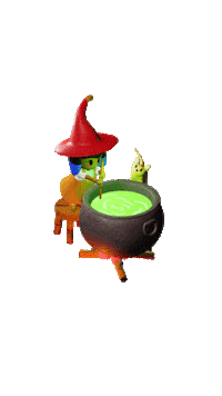 Halloween Witch Sticker