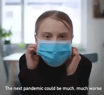 democrito giphyupload mask face mask greta GIF