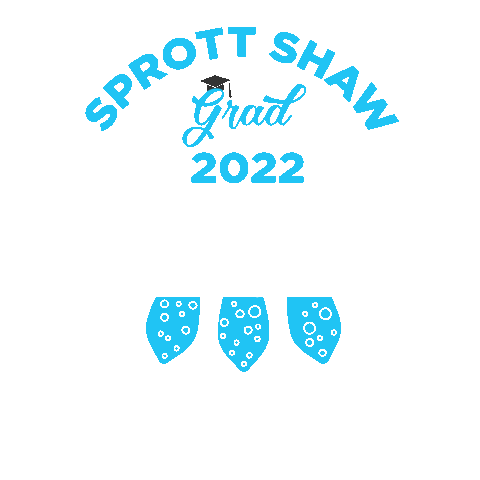 Congrats Graduation Sticker by Sprott Shaw College