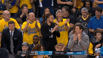 golden state warriors applause GIF by NBA