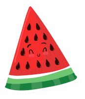 avocadastudio happy food smile summer Sticker