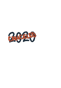 loganmahaffeyart 2020 new year cancelled canceled Sticker