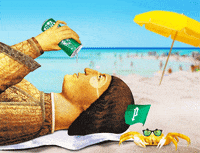 summer beach GIF by Perrier