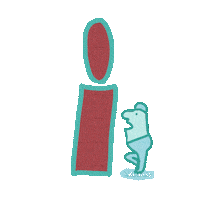 Mac Jumping Sticker by Luis Ricardo