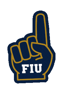 Florida International University Miami Sticker by FIU