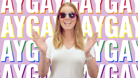Gay Gay Gay GIF by StickerGiant