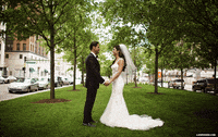 wedding kiss GIF
