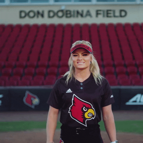 University Of Louisville Softball GIF by Louisville Cardinals