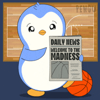 March Madness Basketball GIF by Pudgy Penguins
