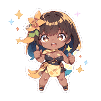 kiarajonesmusic happy anime cartoon excited Sticker