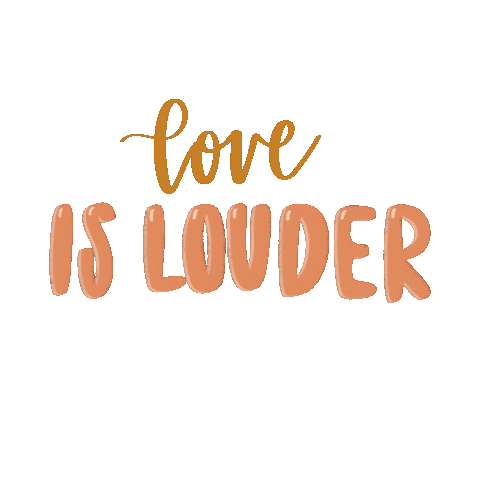 Loveislouder Sticker