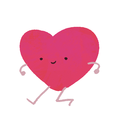zandraart love happy dance heart Sticker