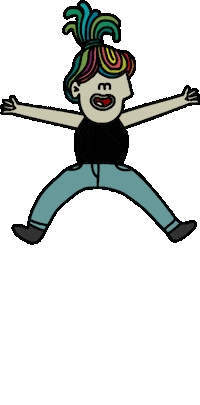 Happy Girl Sticker by helsinkibizottsag