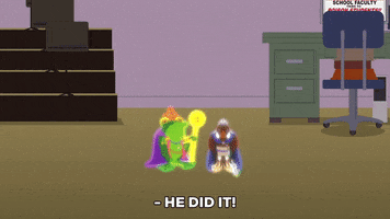 frog king cheering GIF by South Park 