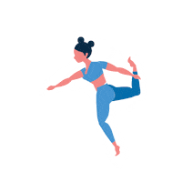 Yoga Stretching Sticker by Facebook LATAM