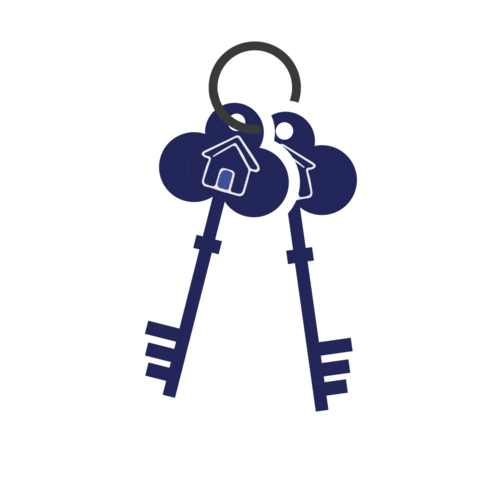 Real Estate House Sticker by Aaron Lillie